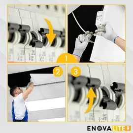 enovalite LED-Panel, 36 W, 3600 lm, EEK: F, 1200x300 mm, 4000 K - Weiß