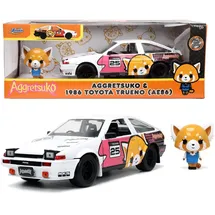 Jada Toys Aggretsuko 1986 Toyota Trueno AE86 1:24