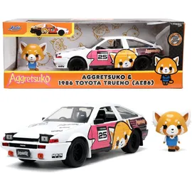 Jada Toys Aggretsuko 1986 Toyota Trueno AE86 1:24