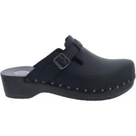 Berkemann Riemen-Toeffler Clogs Schwarz - Gr.: 40,5