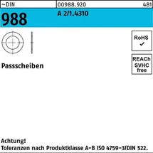 Hörger & Geßler Paßscheibe DIN 988 10 x 16 x 0,25 mm 1000 Stück