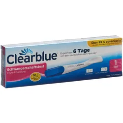 Clearblue Schwangerschaftstest Früherkennung