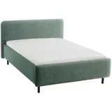 Meise Möbel Polsterbett Primo 140 x 200 cm Stoff Grün Dunkelgrün