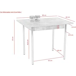Esstisch KÖLN I T P