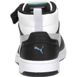 Puma Rebound V6 Mid Space Belle Black/Lilac Crush/White 32