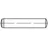 TOOLCRAFT Zylinderstift 14 mm x 70 mm 25 Stück