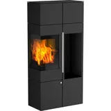 Kaminofen Olsberg IPALA SMART Compact 5 kW Türanschlag Links Ofen Holzofen Kamin : Komplett-Set