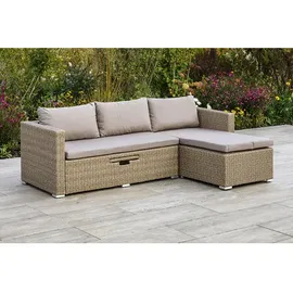 Merxx Gartenlounge-Set 2-tlg. Beige