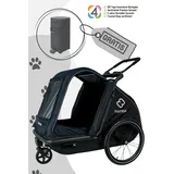 Hamax Pluto L Hundeanhänger mit gratis Pet Genie Hundekot-Entsorgungssystem