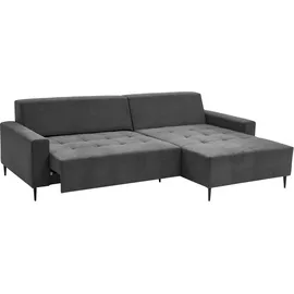 A.Z. Iwaniccy Eckcouch Mikrofaser 2-Sitzer Dunkelgrau