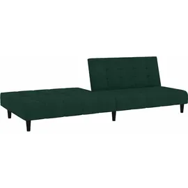 vidaXL vidaXL, Schlafsofa 2-sitzer Dunkelgrün Samt