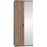 Cantus Garderobenschrank 79,9x199x40,2 cm schwarz