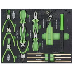Werkzeugeinlage für Werkstattwagen 52 x 40 cm mit Werkzeug z.B. Knarren Steck... Innensechskant/Torx T-Griff