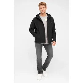 DERBE Herren Softshell Jacke Isleby - Schwarz,Weiß - M