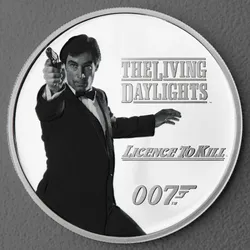 Silbermünze 1oz Timothy Dalton 2023 (PP/kol.) Licence to kill-James Bond Legacy Series (Tuvalu)