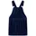 vidaXL Kinder-Latzkleid Cord Marineblau 104