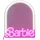 Paladone Wandspiegel 27 x 27 cm Pink