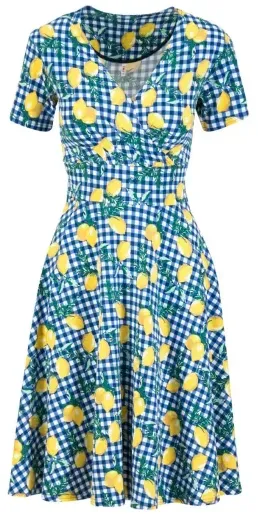 Blutsgeschwister Freizeitkleid Shalala Tralala Spring - rosemarine 2XL
