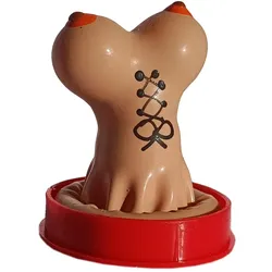 Scherzkondom mit Figur «Brüste» 1 Stück, handbemalt (1 Stück) 1 St