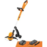 LAWNMASTER Akku-Rasentrimmer 24V 2,0 Ah inkl. 1 x 2,0 Ah und Ladegerät
