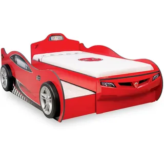 Cilek Coupe Racer Autobett + Gästebett ROT