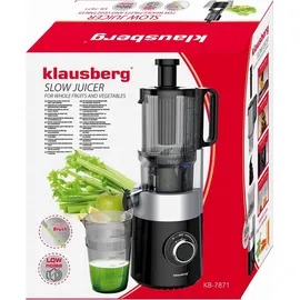 Klausberg KB-7871 Slow Juicer schwarz/silber
