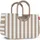 Reisenthel Loopshopper M summerstripes coffee