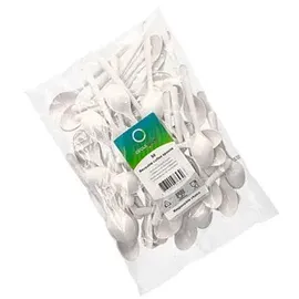 Papstar Kaffeelöffel 13 cm 50 St. Weiß