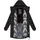 Ragwear Damen atmungsaktiver langer Wintermantel in Wollmantel-Optik warme Winterjacke Jannisa Coat YOUMODO Black Gr. XS - XS