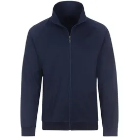 TRIGEMA Sweatjacke TRIGEMA Raglanjacke aus Sweat-Qualität (1-tlg) blau 4XL (66/68)