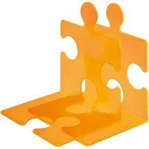 HAN CD-Ständer & Buchstütze Puzzle, transluzent-orange