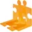 HAN CD-Ständer & Buchstütze Puzzle, transluzent-orange