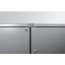 Biohort Verbindungselement für 3 Stück MülltonnenBox Quarzgrau-Metallic