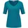 GOLDNER Halbarm Basic-Shirt aus Baumwolle in petrol | Gr.: 50