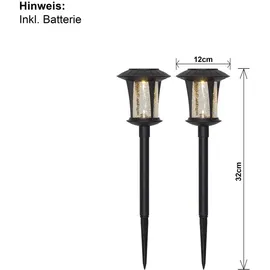 Star Trading LED-Solarlampen Monaco warmweiß 2er Set