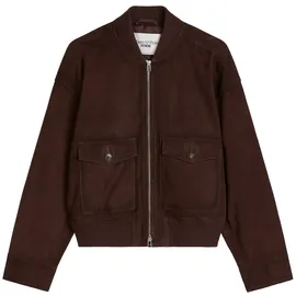 Marc O'Polo regular fit, Leder. / Kunstlederjacke aus weichem Ziegenveloursleder, Damen, Gr. M,