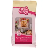 FunCakes Mix für Biskuit Deluxe: Einfach zu verwenden, wunderbar leichter Biskuitkuchen, perfekt für die Kuchendekoration, Konditorqualität, Kuchenbasis, Halal., 500 g