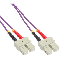 InLine LWL Duplex Kabel, SC/SC, 50/125μm, OM4, 15m