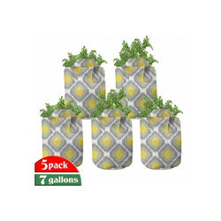 Abakuhaus Pflanzkübel hochleistungsfähig Stofftöpfe mit Griffen für Pflanzen 32 cm x 32 cm