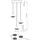 Brilliant Frizzante 3-flg. 5W LED 40 cm chrom
