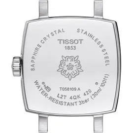 TISSOT T-Lady LOVELY SQUARE blau 20 mm T058.109.11.041.01