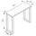 VCM Bartisch Xona 140x50 140 x 50 cm)