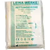 10x Rettungsdecke 210 x 160cm - einzeln verpackt - gold-silber - reduziertes ANGEBOT