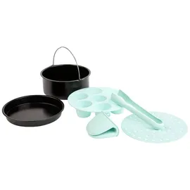 Jata JESA2090, Zubehör-Set, Jata, Schwarz, Mintfarbe, Silikon, Edelstahl, Silikon, 750 g - Schwarz/Grün