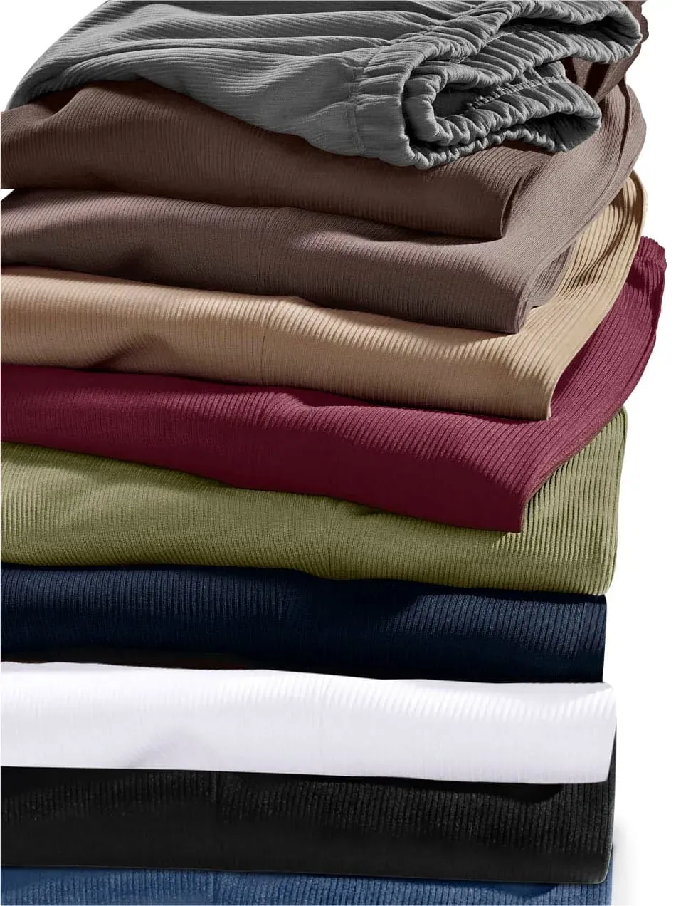 Dehnbund-Hose CLASSIC BASICS, Damen, Gr. 245, Extrakurzgrößen, blau (jeansblau), 100% Polyester, unifarben, lang, Hosen