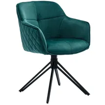 MID.YOU Armlehnstuhl Grün, eckig, Drehteller, 59x82x62 cm (572009503)