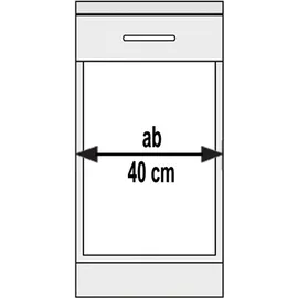 EKOTECH Abfallsammler 16 (2x8) Liter ALADIN für 40 cm Schrankbreite