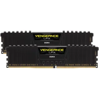 16GB (2x8GB) DDR4 3000mhz Ram - Black
