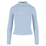 Karl Kani Small Signature Rip Turtle Neck Blau XS