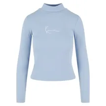 Karl Kani Small Signature Rip Turtle Neck Blau XS